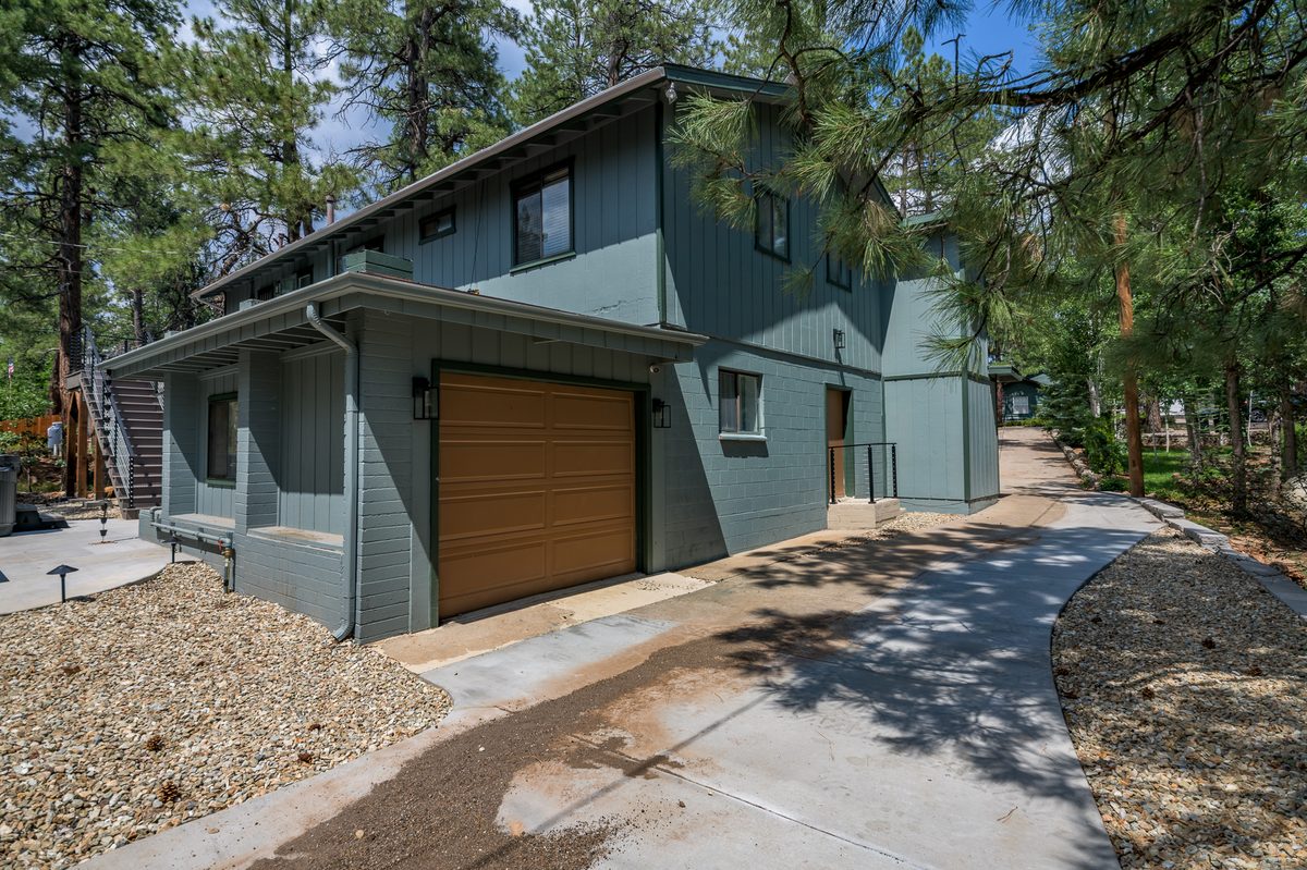 Home exterior with new siding and paint finish, part of a Munds Park remodel
